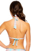 Luli Fama South Beach Vacay Wavy Triangle Halter Top